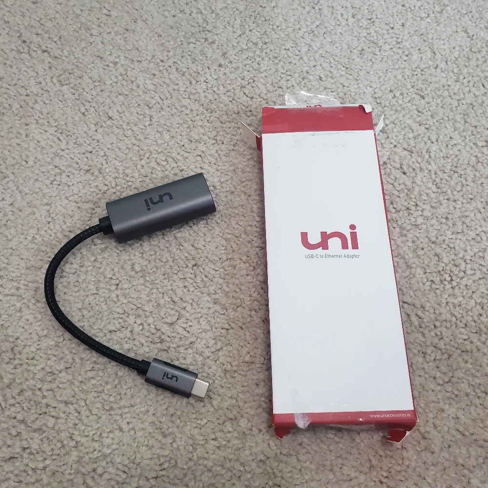 Uni USB C to Ethernet Adapter